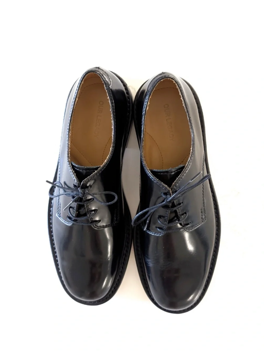 Our Legacy Uniform Parade Derby Shoes | EU 44 / US 11 | Black Italian Leather